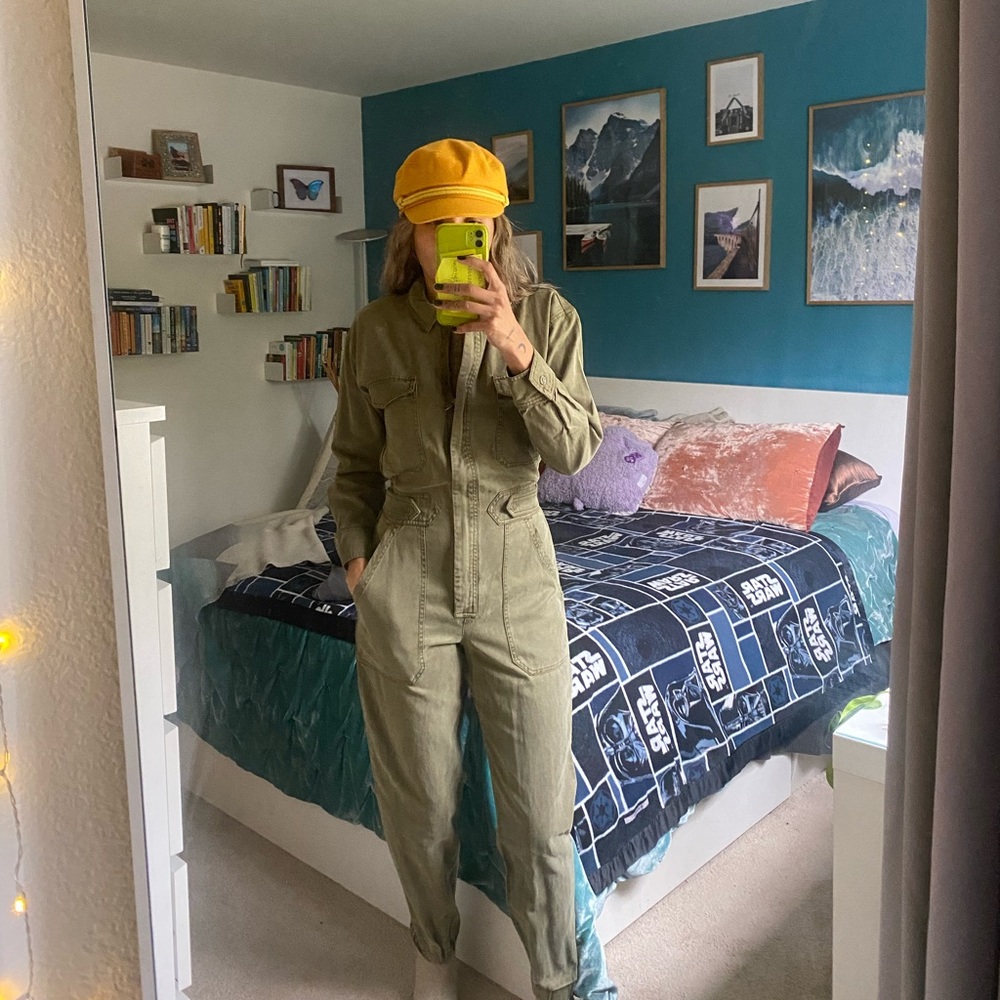 Olive green One piece jumper